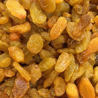 ลูกเกดเหลืองจัมโบ้💯 สีทอง นำเข้า 🇺🇸500g ของแท้