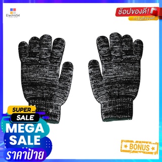 ถุงมือทอโพลีสปัน FITT #7 นิ้ว สีดำSPUN-POLY GLOVES FITT #7 BLACK