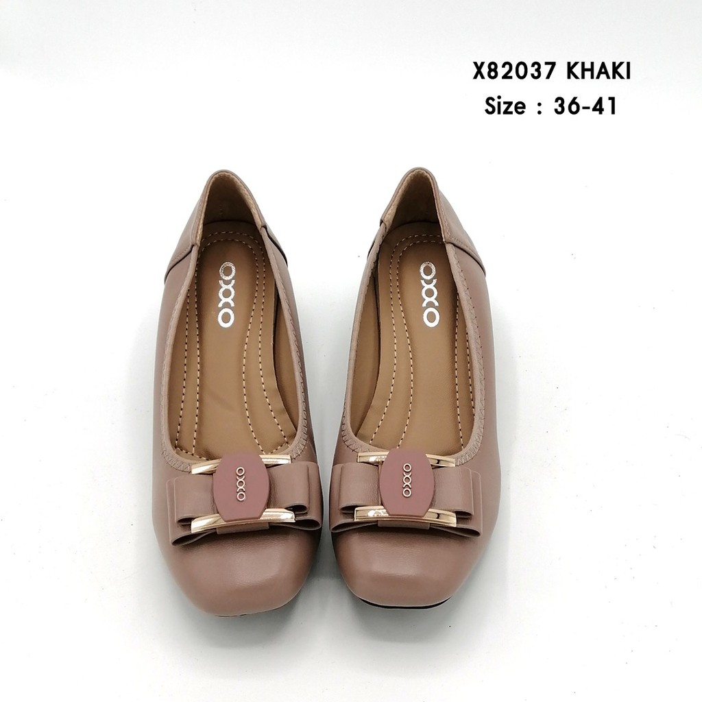 5okshop รองเท้าคัทชู  ใส่ทำงาน  เพื่อสุขภาพ หญิง ส้นpuสูง2นิ้ว หนังพียูนิ่ม พี้นนุ่ม น้ำหนักเบา X82037