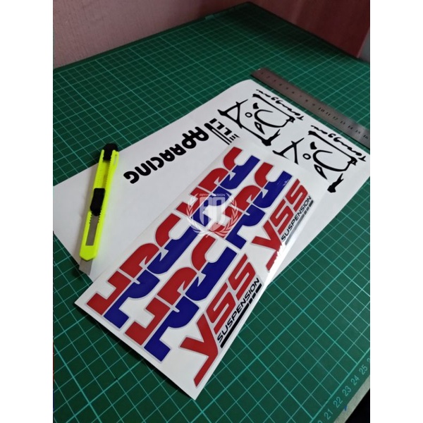 HONDA HRC YSS YAMAHA HONDA สติ๊กเกอร์