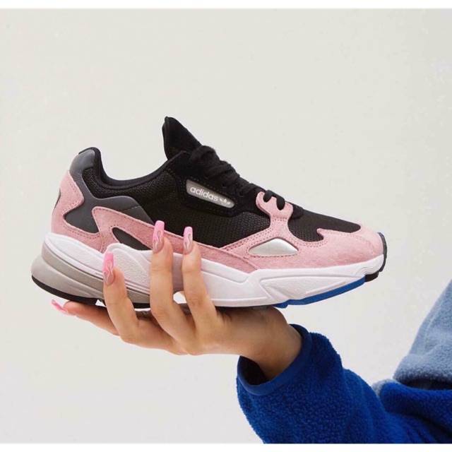 adidas falcon black pink