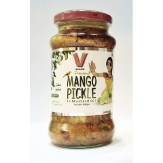 V brand Mango Pickle 400g  มะม่วงดอง