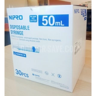 ไซริ้​ง​นิโปร​ nipro 3cc,5cc,10cc,20cc, 50cc,50ccหัวให้อาหารfeed ราคา​ยกกล่อง กระบอกฉีดยา (Syringe​ nipro)​น