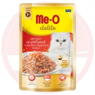(แบบซอง) Me-O delite pouch 70g. อาหารแมว มีโอดีไลท์ อาหารเปียกแบบซอง เพาซ์ รับประกันความใหม่