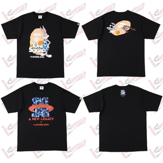 ใหม่ เสื้อยืด Bape x Space Jam Collection