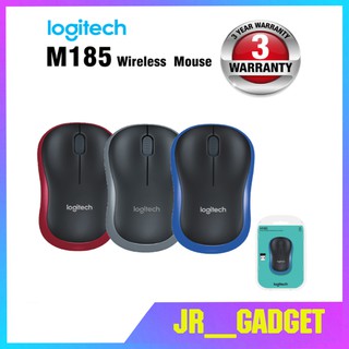 Logitech Wireless Mouse รุ่น M185 สินค้ารับประกันศูนย์พร้อมกล่องนาน3ปี!!