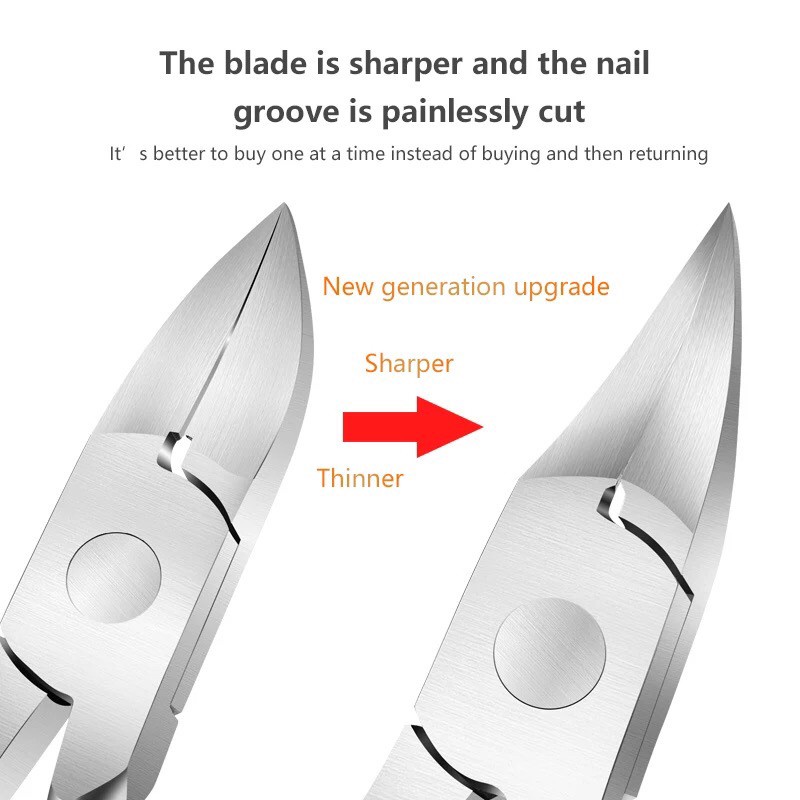 กรรไกรตัดเล็บปลายโค้งสแตนเลส กรรไกรตัดเล็บขบ กรรไกรตัดหนัง ปลายโค้ง Eagle Tip [สินค้าเกรดA อย่างดี] ราคา ถูกที่สุด ดีลบีเคเค แกลเลอรีภาพที่ 6