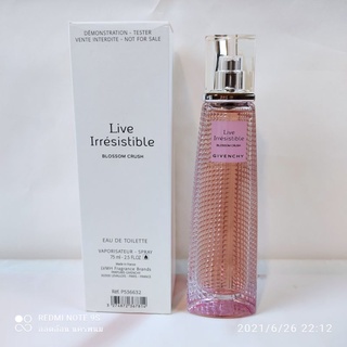 Tester GIVENCHY LIVE IRRESISTIBLE BLOSSOM CRUSH EDT 75 ML