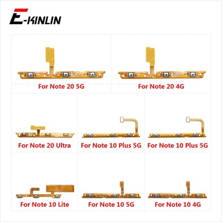 สายแพปุ่มเปิดปิด ปิดเสียง อะไหล่ซ่อมแซม สําหรับ Samsung Galaxy Note 10 Plus Lite 20 Ultra 4G 5G