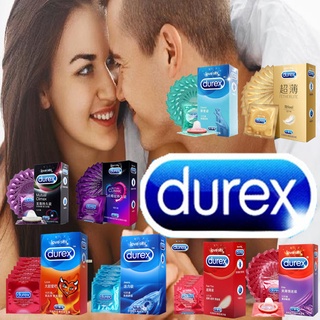 สินค้าพร้อมส่ง Durex ถุงยางอนามัยดูเร็กซ์ หลายรุ่น 10 -12ชิ้น/กล่อง(ไม่ระบุบชื่อสินค้า)