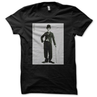 เสื้อผ้าผชLsmtx1 เสื้อยืด ผ้าฝ้าย พิมพ์ลาย Charlie Chaplin Tramp โอเวอร์ไซซ์ สําหรับผู้ชายS-5XL