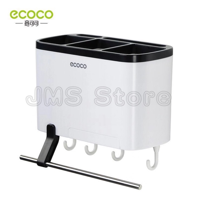 ECOCO ที่ใส่ช้อนส่อม ตะขอแขวน ติดผนัง ไม่ต้องเจาะ สดวกในการจัดเก็บ E1801 ราคา ถูกที่สุด ดีลบีเคเค แกลเลอรีภาพที่ 6