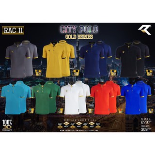 เสื้อโปโล RAC-011 CITYPOLO GOLD SERIES