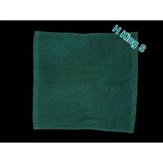 ผ้าเช็ดหน้าโรงแรม 12"x12" cotton 100% 1ปอนด์ ทอขนหิ้น ด้ายคู่ ซับน้ำดี สินค้าพร้อมส่ง ผลิตในไทย