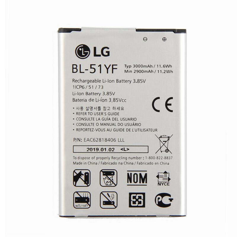 แบตเตอรี่สำหรับ LG BL-51YF G4 H815 H811 H810 VS986 VS999 US991 LS991 F500 G Stylo F500 F500S f500L F