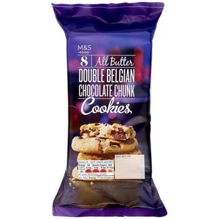 All butter double Belgian chocolate chunk cookies  Marks&amp;Spencer คุกกี้เนยผสมชอคโกแลต M&amp;S