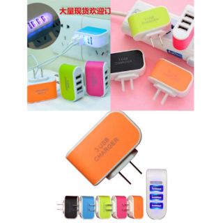 ทีชาร์จ 3 USB Charger LED