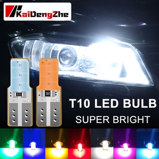 1 ชิ้น COB ไฟหรี่ T10 W5W LED ไฟรถบรรทุก 24V โคมไฟอ่านหนังสือ ป้ายทะเบียนรถ ไฟหรี่ซิลิโคน ไฟมอเตอร์ไซค์ ไฟรถยนต์ T10 หลอดไฟ