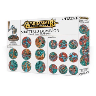 Warhammer AoS: Shattered Dominion 25 &amp; 32mm Round Bases