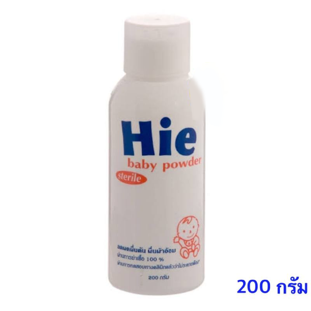 แป้งเด็กHIE BABY POWDER 200 G ลดผื่นคัน TK Medical