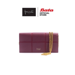 Bata บาจา ยี่ห้อ Prive กระเป๋าสะพายข้าง กระเป๋าสะพาย ถือได้หลายแบบ Crossbody Bag สำหรับผู้หญิง รุ่น Jane สีแดงเข้ม 9075014