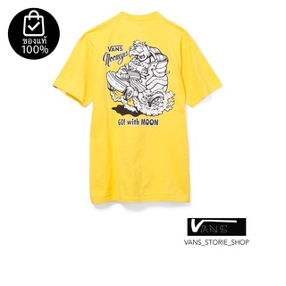 เสื้อยืดVANS X MOONEYES T-SHIRT  VIBRANT YELLOW สินค้ามีประกันแท้