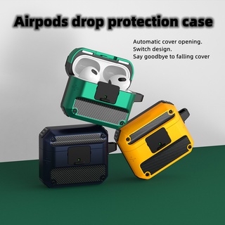 เคสป้องกัน TPU PC อัตโนมัติ สําหรับ AirPods pro AirPods 3 2 1 3rd Gen