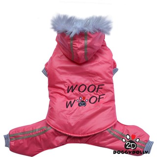 Pet clothes -Doggydolly  เสื้อผ้าแฟชั่น เสื้อผ้าสัตว์เลี้ยง เสื้อผ้าหมาแมว ชุดสุนัขเสื้อหนาว Winter 1-9โล  W406