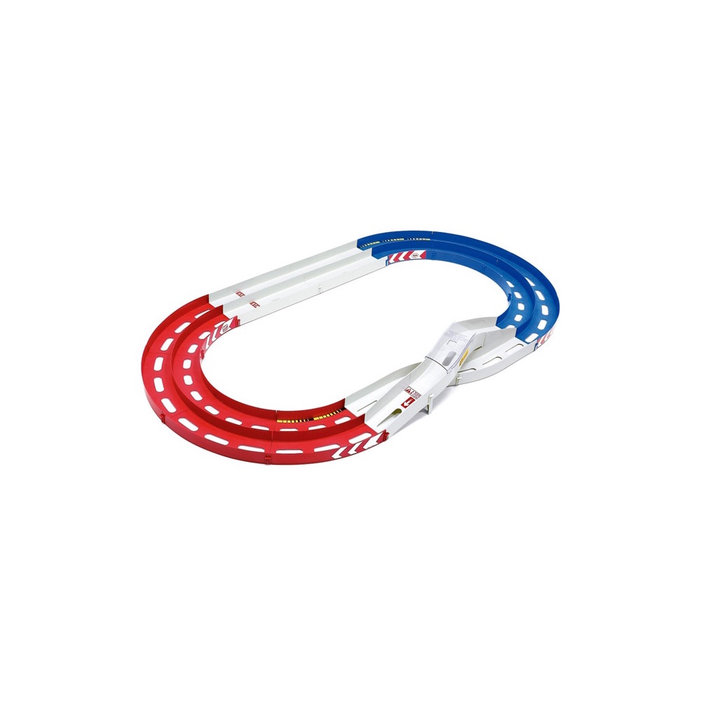 TAMIYA 94893 - JR Mini 4WD Oval Home Circuit - 2-Level Lane Change Red/White/Blue ราง 2 เลน