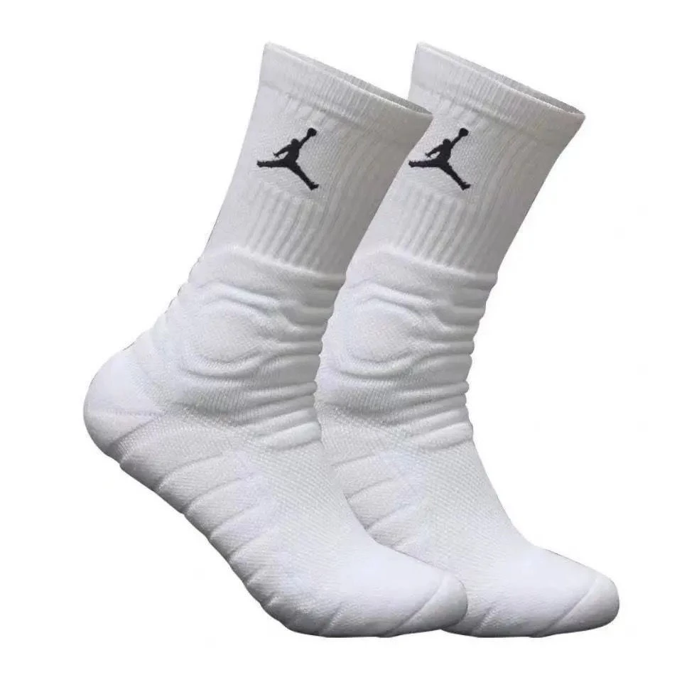 🇲🇾 Sarung Kaki/กีฬาถุงเท้า NBA trapez บาสเกตบอลถุงเท้าหนา breathable ถุงเท้ากีฬา Keen AJ NBA 飞人ตะกร้าตกปลากีฬา9