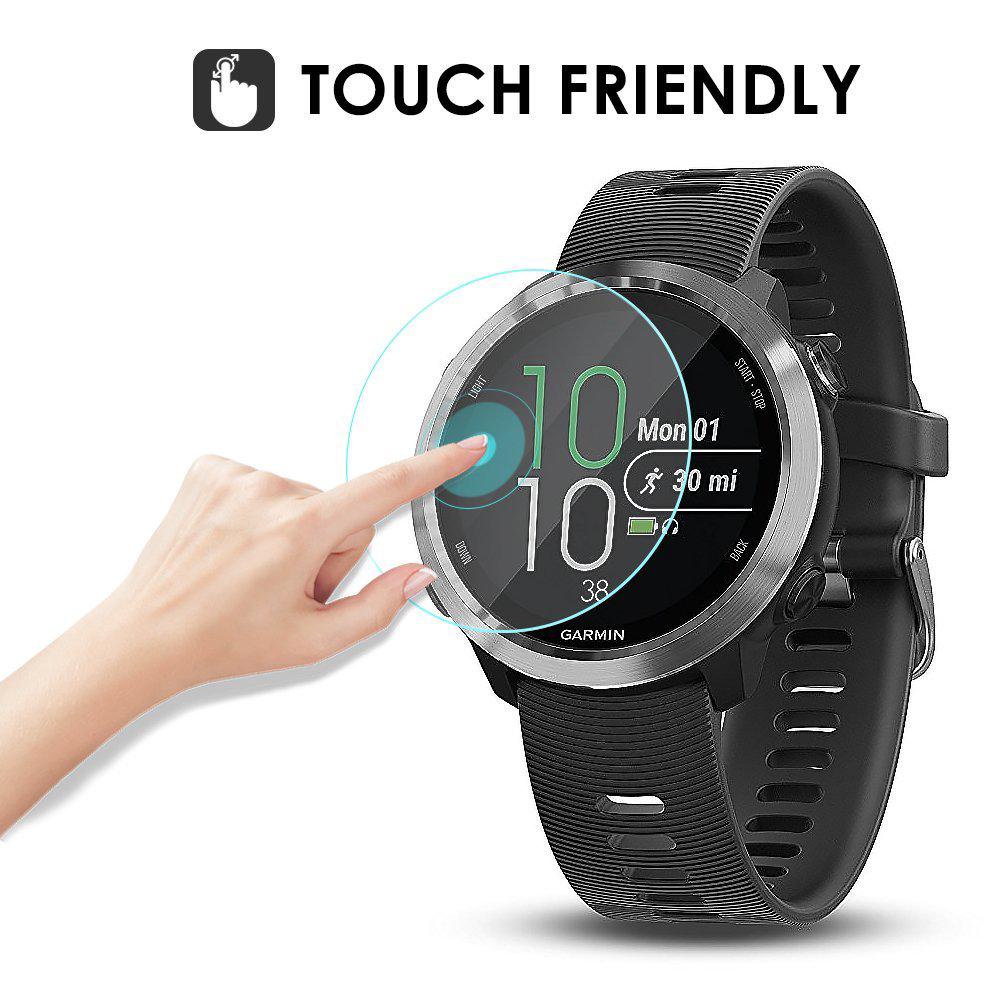 ฟิล์มกระจกกระจกนิรภัยกันรอยหน้าจอสําหรับ Garmin Forerunner 645 245 245 M