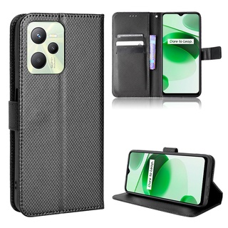 Realme Narzo 50A Prime เคส PU Leather Case เคสโทรศัพท์ Stand Wallet Realme Narzo 50APrime เคสมือถือ Cover