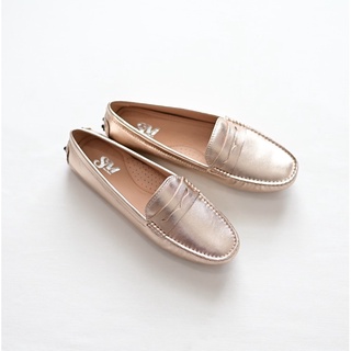 Soulmate Shoes รองเท้าหนังแท้ Classic Mate in Champagne