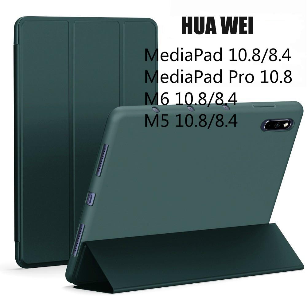 เคสโทรศัพท์มือถือหนัง Pu สําหรับ Huawei Mediapad M6 8 . 4 10 . 8 / M5 8 . 4 10 . 8 T8 V6 นิ้ว