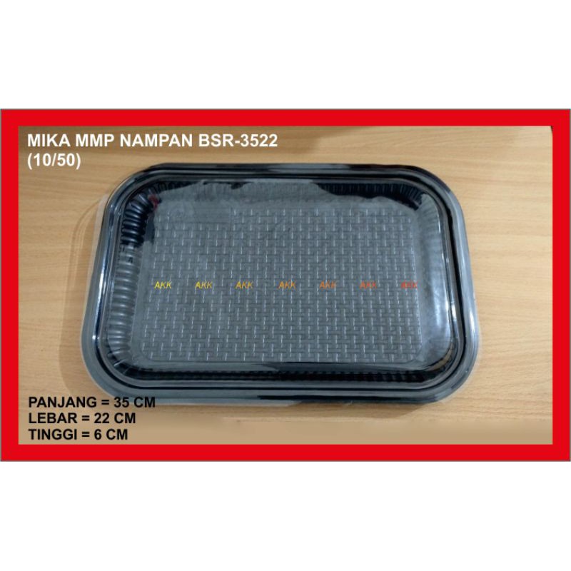 Mika Mmp ถาดขนาดใหญ่ 3522 (10 ชิ้น)