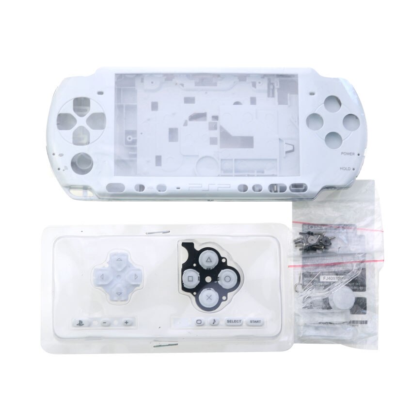 เคสฝาครอบเชลล์แบบเต็มพร้อมปุ่มชุดเปลี่ยนสําหรับ Sony PSP 3000 PSP3000 อะไหล่คอนโซลเกม