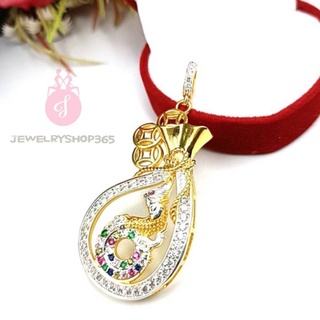 jewelryshop365 K383  จี้พญานาคล้อมเพรช