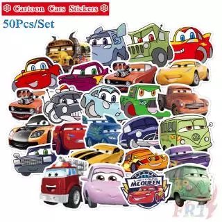 ❉ Cartoon Cars Series 01 สติ๊กเกอร์ ❉ 50Pcs/Set DIY Mixed Luggage Laptop Skateboard Decals Doodle สติ๊กเกอร์