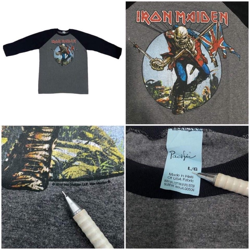 เสื้อวงมือสอง ลิขสิทธิ์แท้ IRON MAIDEN