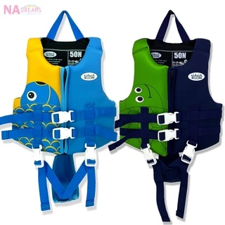 NA Dreams เสื้อชูชีพ สำหรับเด็ก 1-8 ปี Swim Vest ผ้าสังเคราะห์นีโอพรีน ปรับระดับได้ ชูชีพ