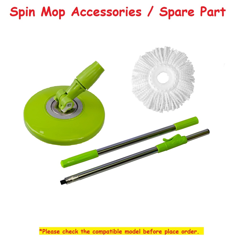 Spin Mop อะไหล่และอุปกรณ์เสริมทดแทน Mop Lantai Mop Spinner - ชุดประกอบด้ามจับ