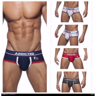 🔥มาใหม่🔥กางเกงในชาย ADDICTED ทรงbrief ผ้าcotton