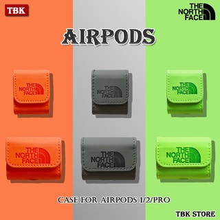 The north face เคส Airpods pro บัตรน้ำขึ้นน้ำลง แอร์พอร์ต ซองหนัง แอร์พอร์ต โปร ทนต่อการตก เคส airpods gen2 soft case