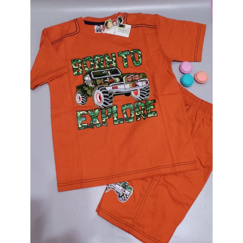 ชุดขาสั้น Little BOY SIZES S, M, L AGE 5 - 7 ปี