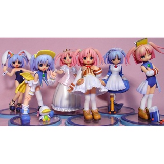 RARE Kotobukiya One Coin Grande Moetan (Completed) Action Figure Set of 6 Candy Toy