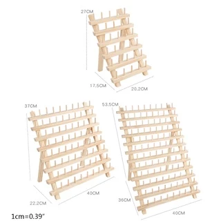 Cons พับผู้ถือด้าย 30 80 120 Spools เย็บเย็บปักถักร้อย Thread Rack Organizer แขวนผนังกรวยขาตั้งชั้นวาง Ne