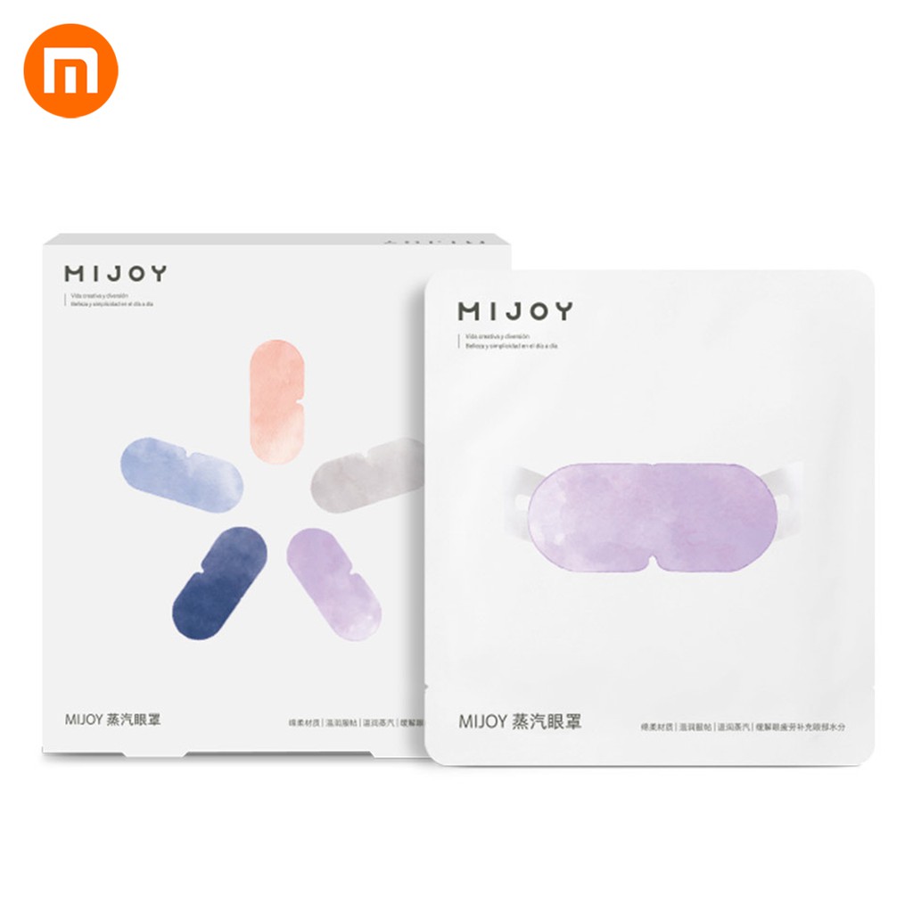 Xiaomi Mijoy 5 Pcs Steam Eye Mask Skin Dark Circle Eye Bags Eliminate Puffy Eyes Fine Line Wrinkles