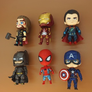 แม่เหล็กติดตู้เย็น แนวตั้ง ลาย Avengers DC Weapon Edition Batman iron Man captain America Thor Spiderman 3D 6 ชิ้น ต่อชุด