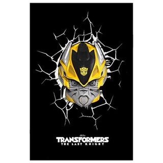 โคมไฟทรานส์ฟอร์มเมอร์ส Transformers 4 3D Light FX Bumblebee Face Wall Light