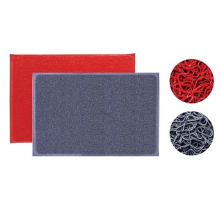 พรมใยไวนิล ดิฟฟ์ C-10 แดง 80X120 ซม. พรมเช็ดเท้า Vinyl fiber carpet Diff C-10 red 80X120 cm.